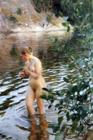Anders Zorn Frileuse - Hand Painted Oil Painting