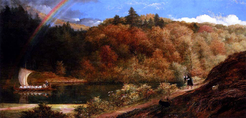 Richard Redgrave From Autumn To Winter: 'Things of the Past are Spring and Summer Time' - Hand Painted Oil Painting