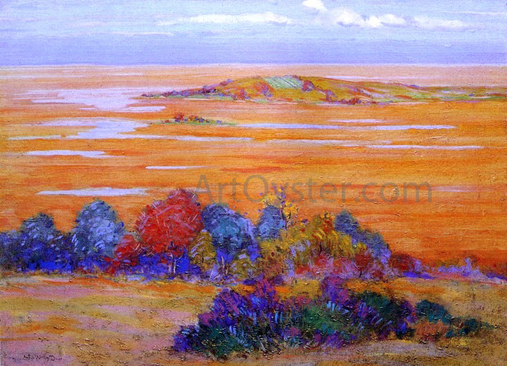  Arthur Wesley Dow From Bayberry Hill - Hand Painted Oil Painting