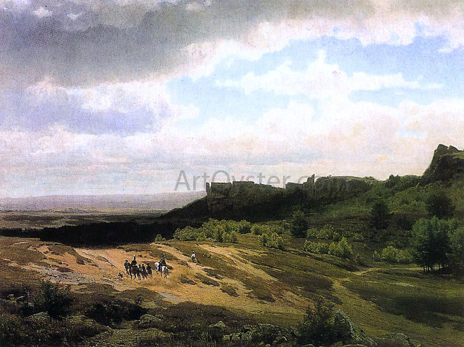 Thomas Worthington Whittredge From the Hartz Mountains - Hand Painted Oil Painting