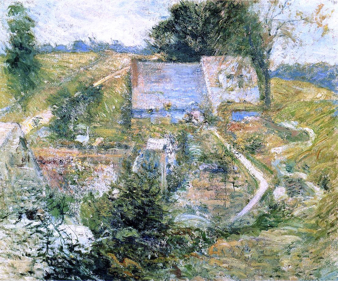 John Twachtman From the Upper Terrace - Hand Painted Oil Painting