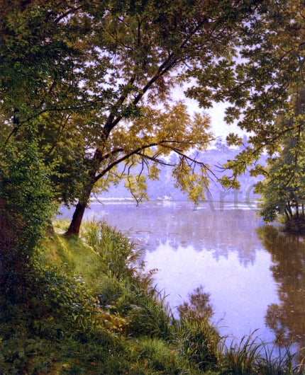  Henri Biva From the Water's Edge - Hand Painted Oil Painting
