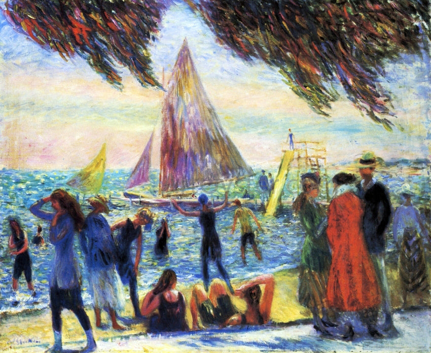 William James Glackens From Under Willows - Hand Painted Oil Painting