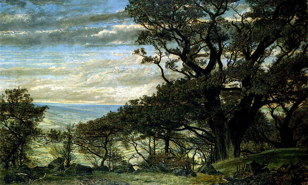 Archibald Stuart Wortley From Wharncliffe Crags Looking Towards The Derbyshire Moors - Hand Painted Oil Painting