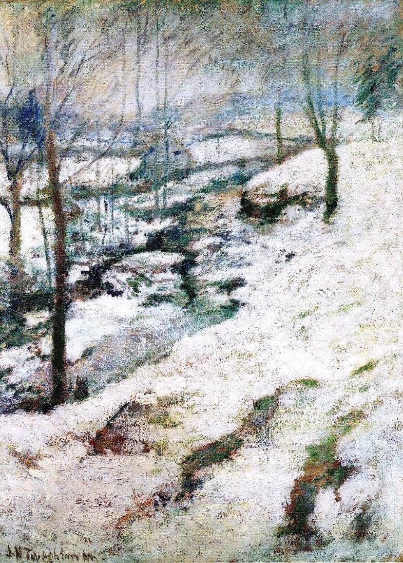 John Twachtman Frozen Brook - Hand Painted Oil Painting