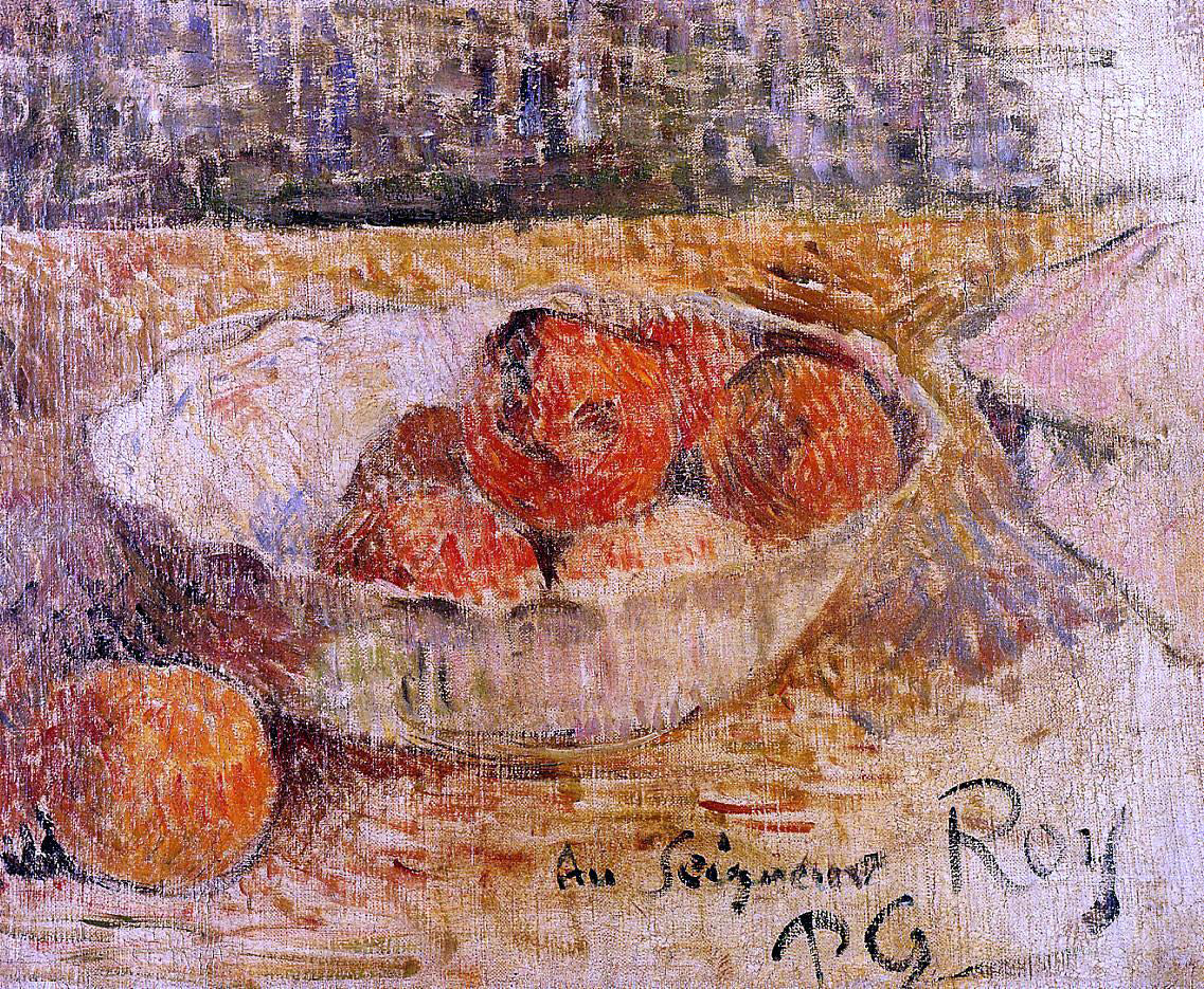 Paul Gauguin Fruit in a Bowl - Hand Painted Oil Painting
