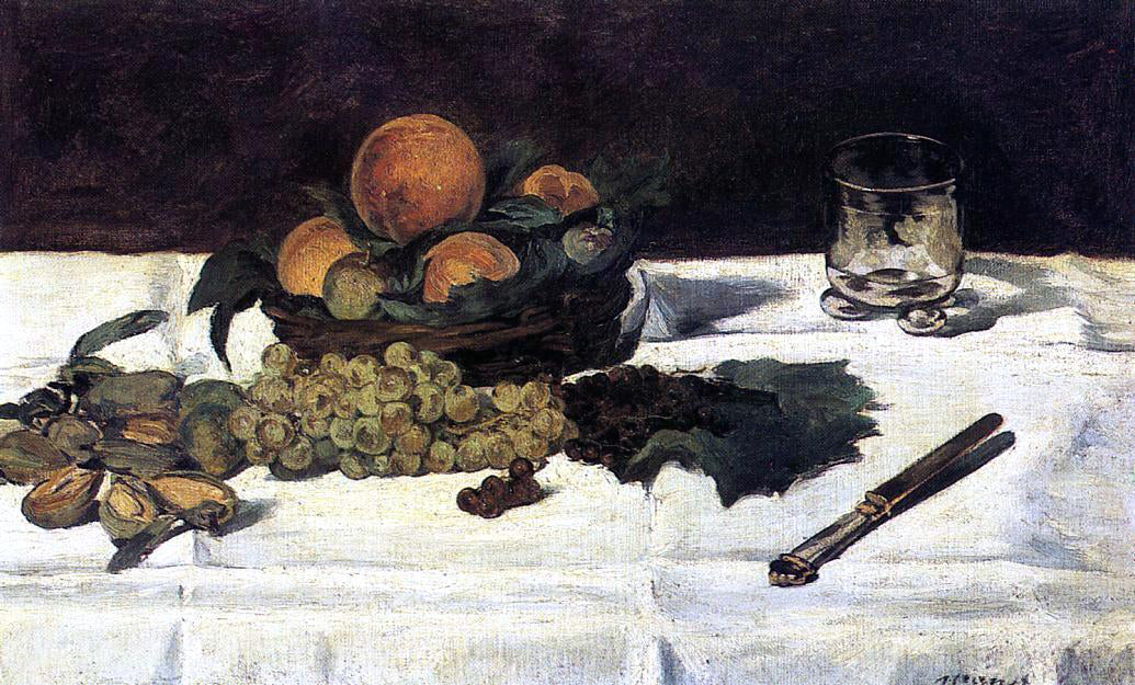 Edouard Manet Fruit on a Table - Hand Painted Oil Painting