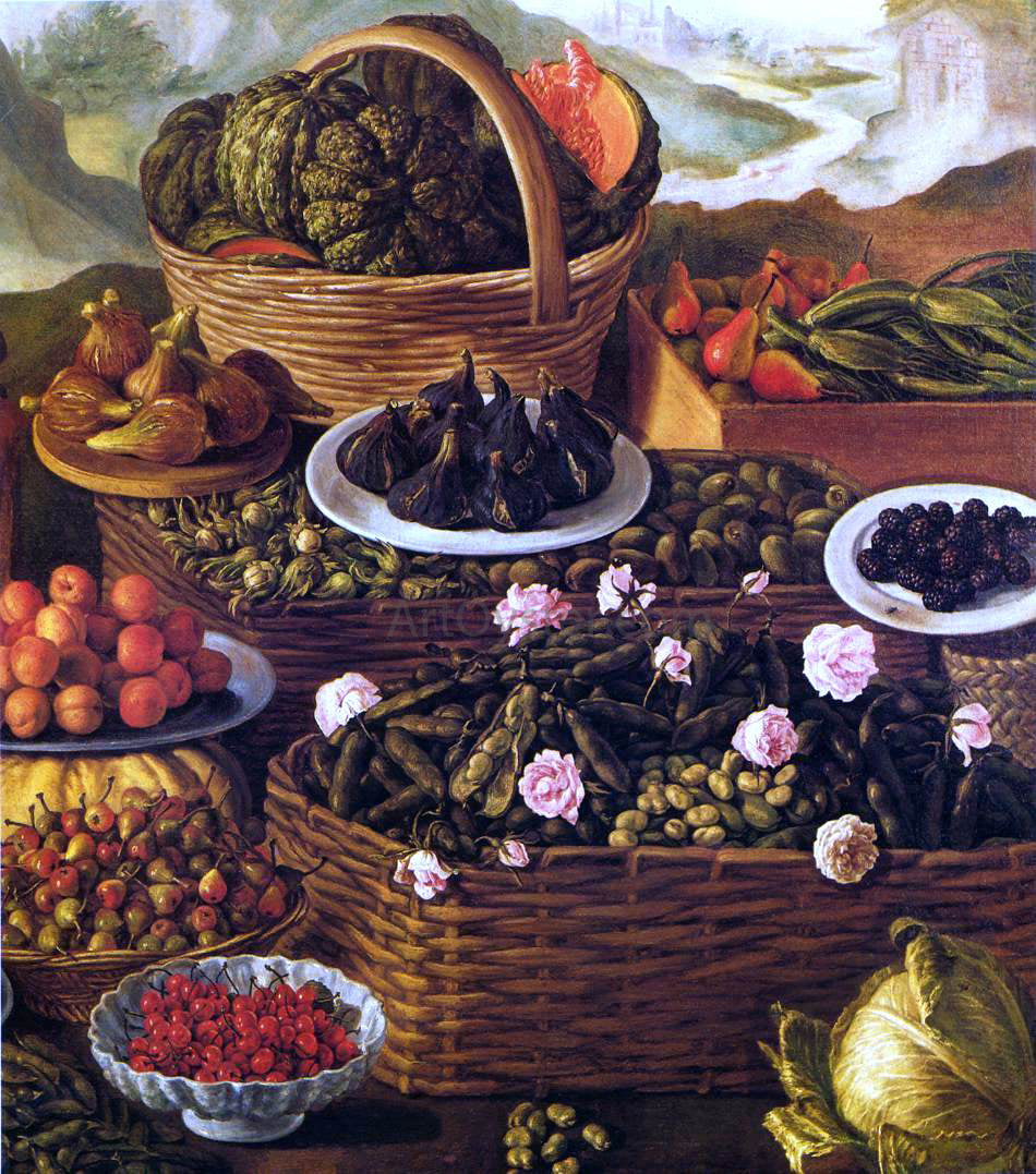 Vincenzo Campi Fruit Seller (detail) - Hand Painted Oil Painting