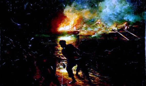 Luis Graner Fuego - Hand Painted Oil Painting