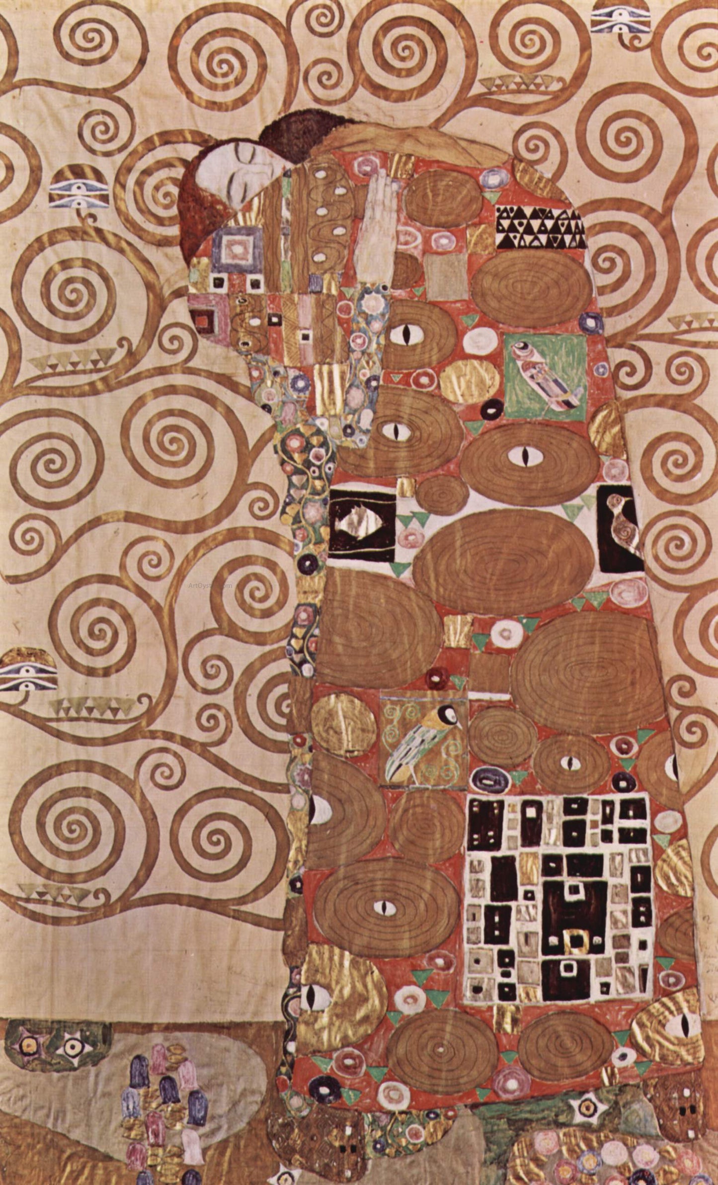 Gustav Klimt Fulfillment - Hand Painted Oil Painting