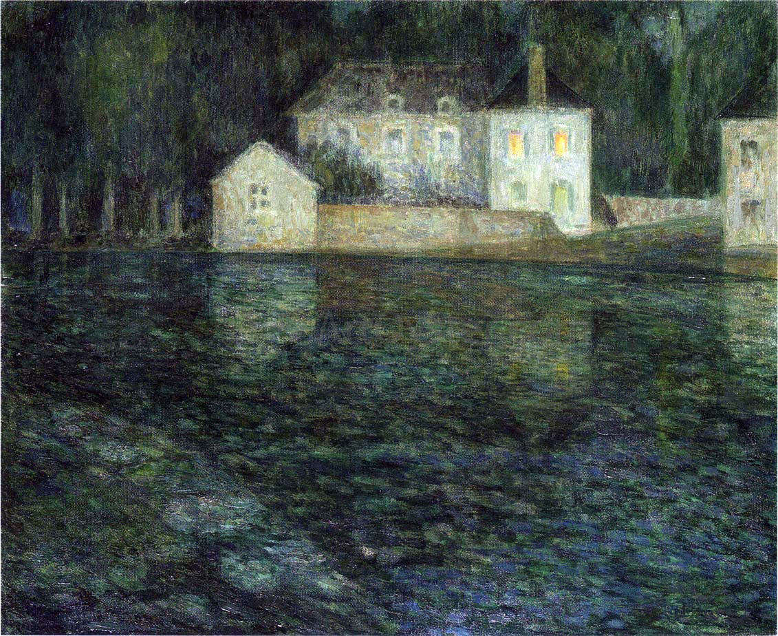 Henri Le Sidaner Full Moon on the River - Hand Painted Oil Painting