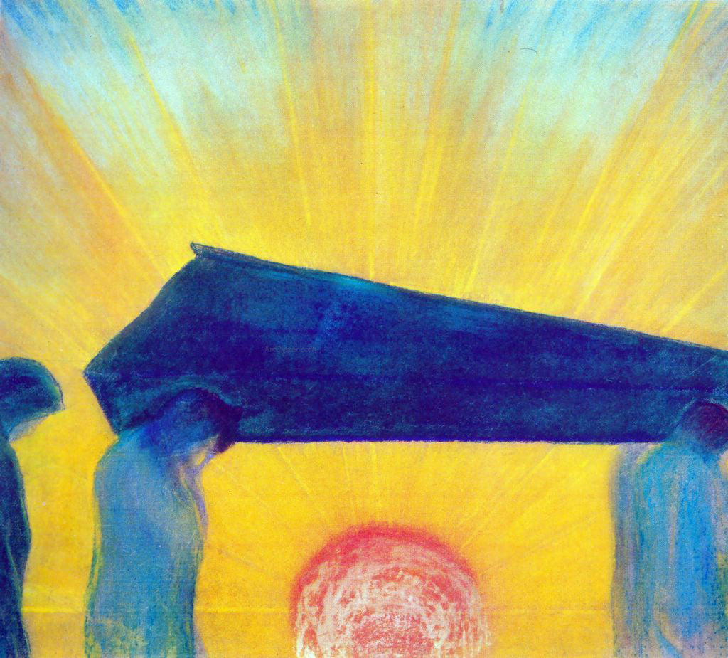 Mikalojus Ciurlionis Funeral Symphony II - Hand Painted Oil Painting