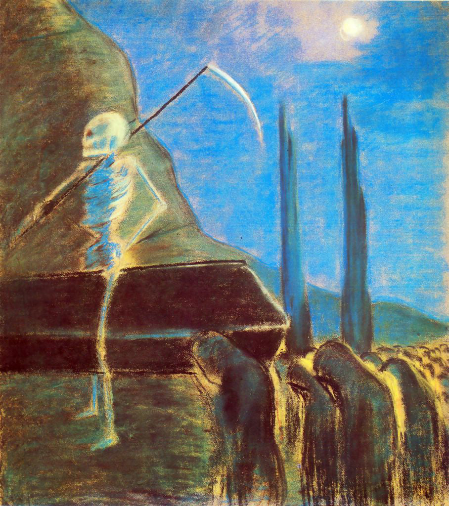 Mikalojus Ciurlionis Funeral Symphony V - Hand Painted Oil Painting