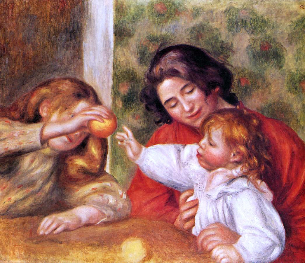  Pierre Auguste Renoir Gabrielle, Jean and a Little Girl - Hand Painted Oil Painting