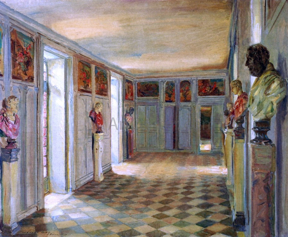  Walter Gay Galerie des Bustes, Chaeau du Reveillon - Hand Painted Oil Painting
