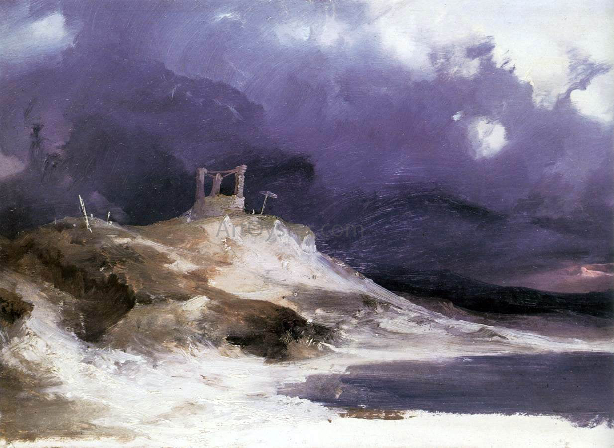 Carl Blechen Galgenberg - Hand Painted Oil Painting
