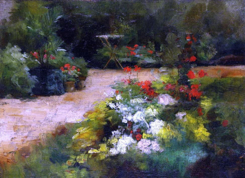 Gustave Caillebotte A Garden - Hand Painted Oil Painting