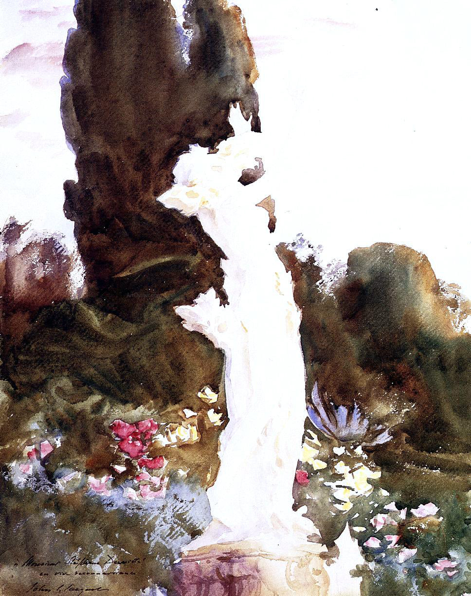 John Singer Sargent Garden Fantasy - Hand Painted Oil Painting