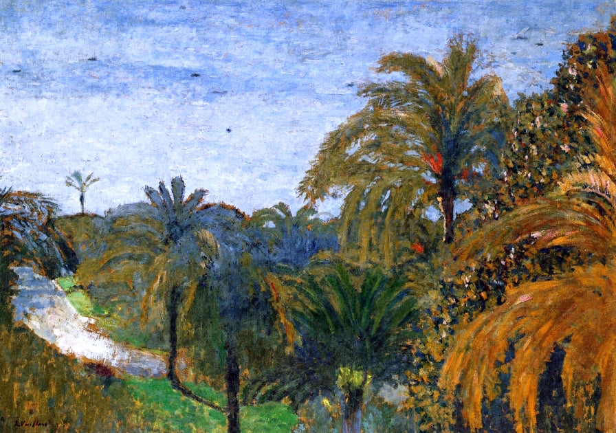 Edouard Vuillard Garden in Cannes - Hand Painted Oil Painting