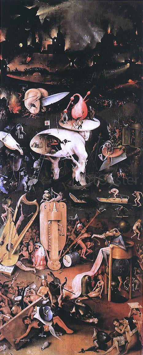 Hieronymus Bosch Garden of Earthly Delights, right wing - Hand Painted Oil Painting