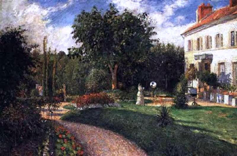Camille Pissarro Garden of Les Mathurins - Hand Painted Oil Painting
