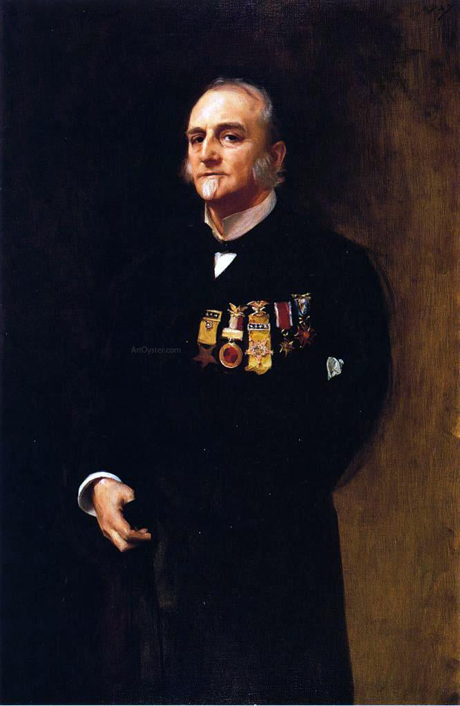 John Singer Sargent General Lucius Fairchild - Hand Painted Oil Painting