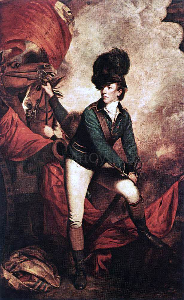  Sir Joshua Reynolds General Sir Banastre Tarleton - Hand Painted Oil Painting