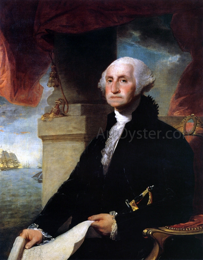  Gilbert Stuart George Washington(The Constable-Hamilton Portrait) - Hand Painted Oil Painting