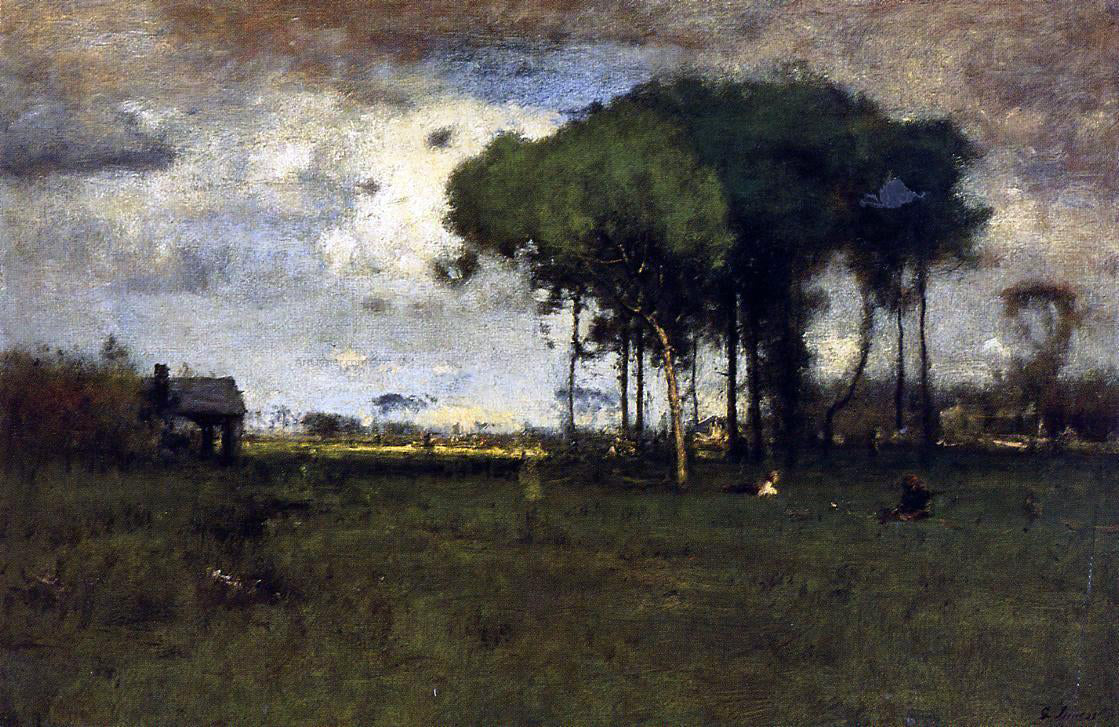 George Inness Georgia Pines - Afternoon - Hand Painted Oil Painting