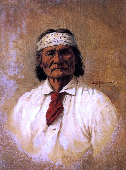 Edgar Samuel Paxson Geronimo - Hand Painted Oil Painting