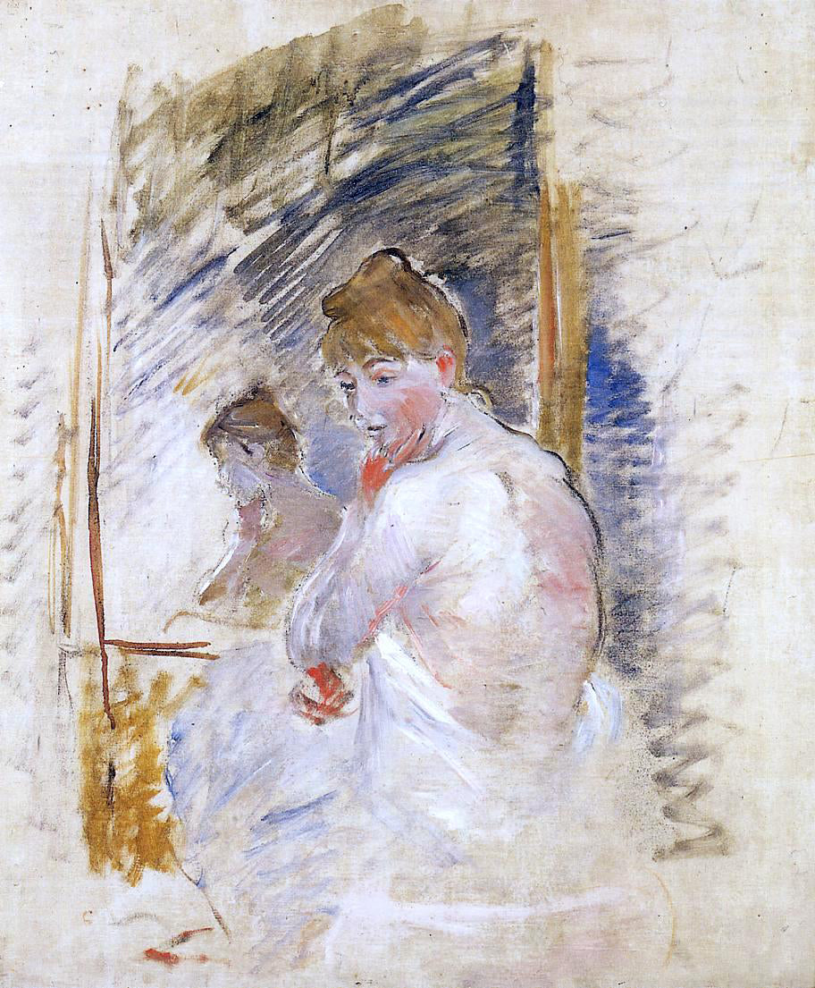 Berthe Morisot Getting out of Bed - Hand Painted Oil Painting