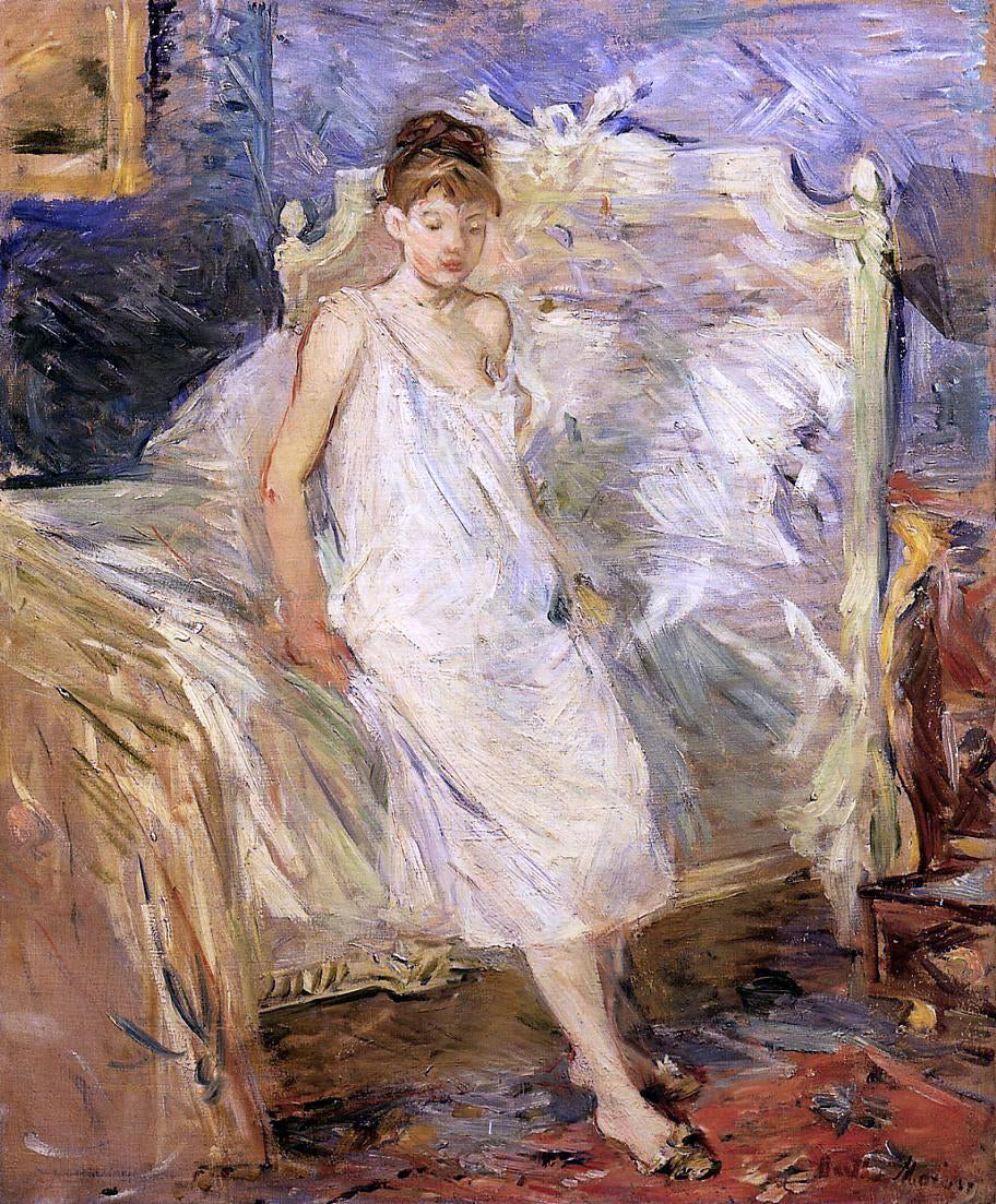  Berthe Morisot Getting Up - Hand Painted Oil Painting