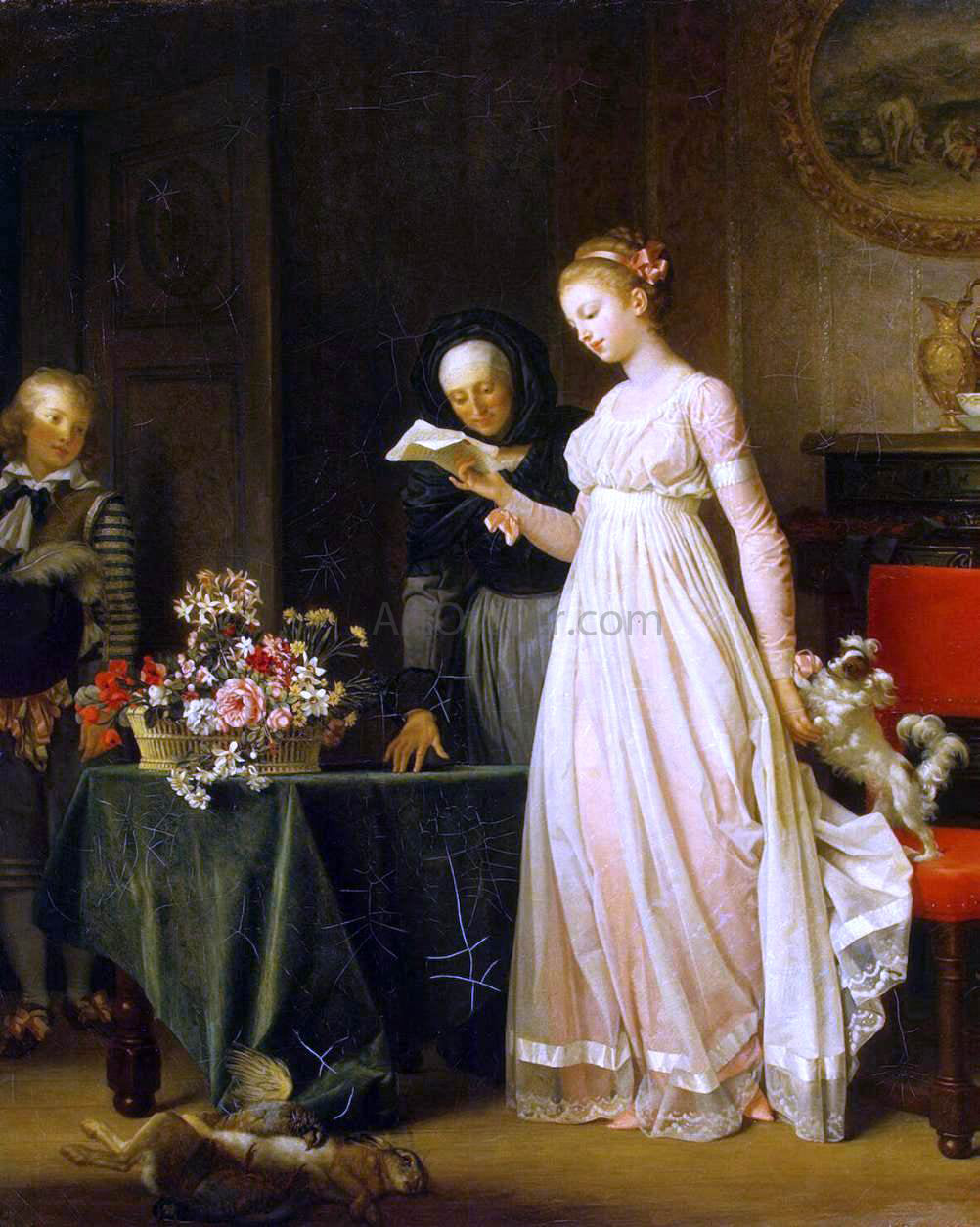 Marguerite Gerard Gift - Hand Painted Oil Painting