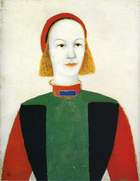 Kazimir Malevich Girl - Hand Painted Oil Painting