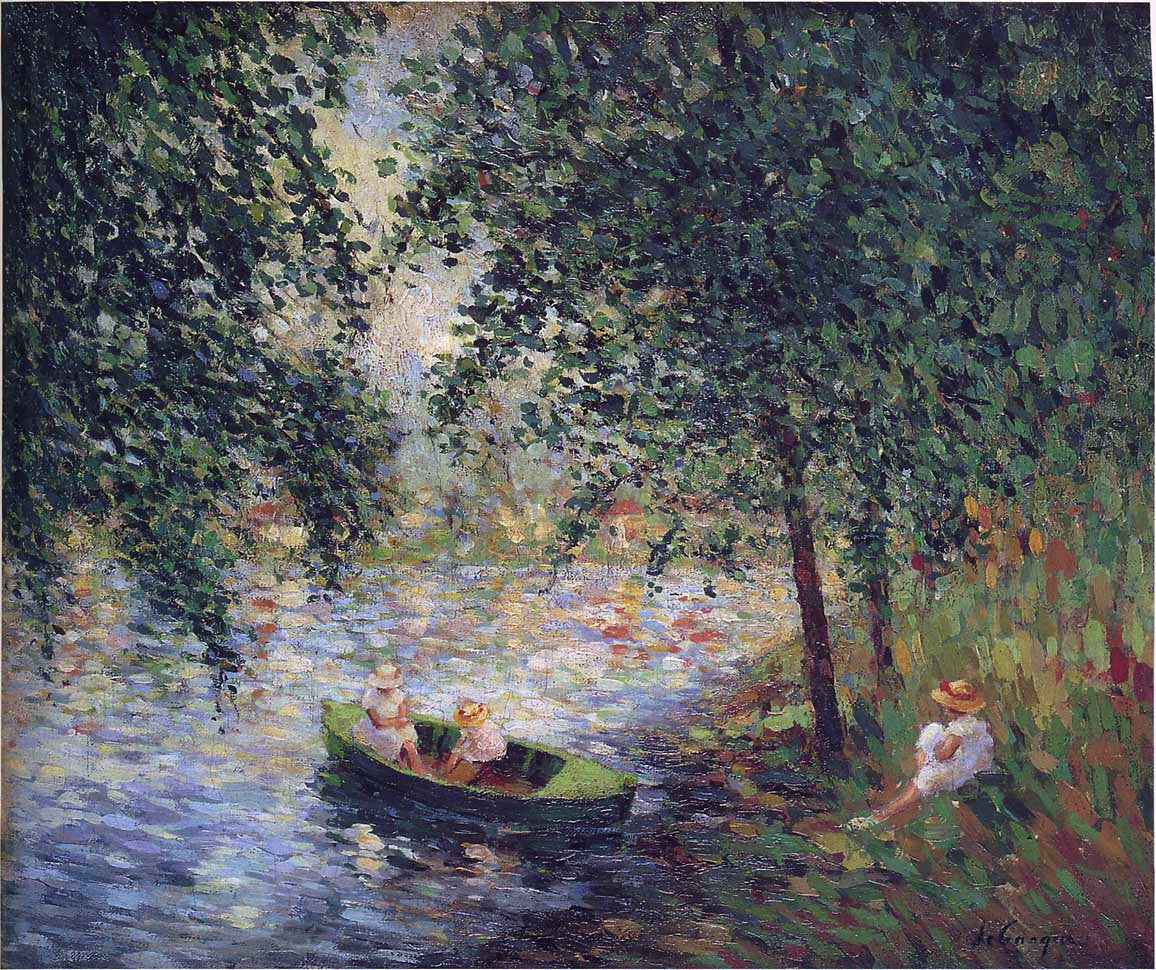 Henri Lebasque Girls by the River - Hand Painted Oil Painting
