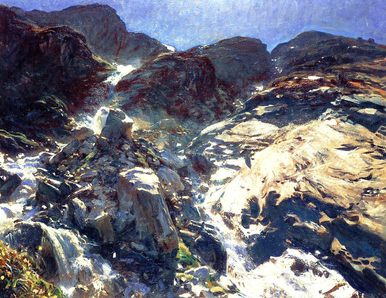John Singer Sargent Glacier Streams - Hand Painted Oil Painting