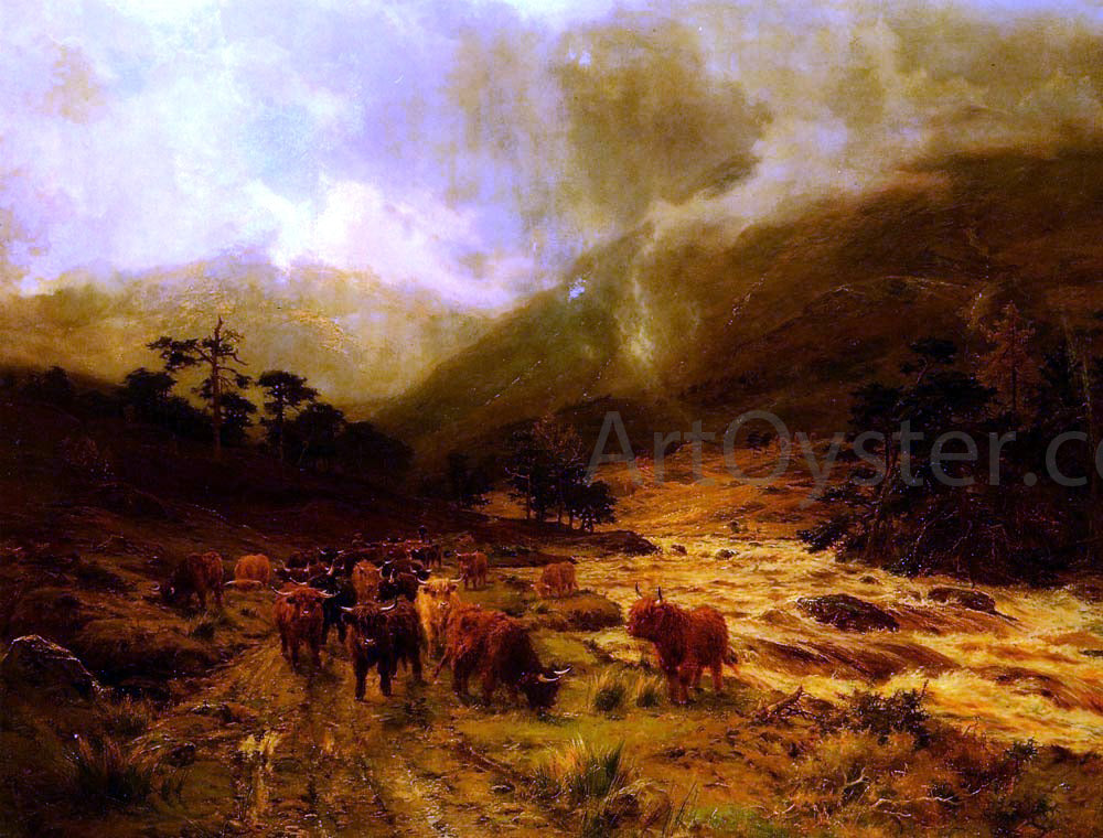 Louis Bosworth Hurt Glen Dochart, Perthshire - Hand Painted Oil Painting