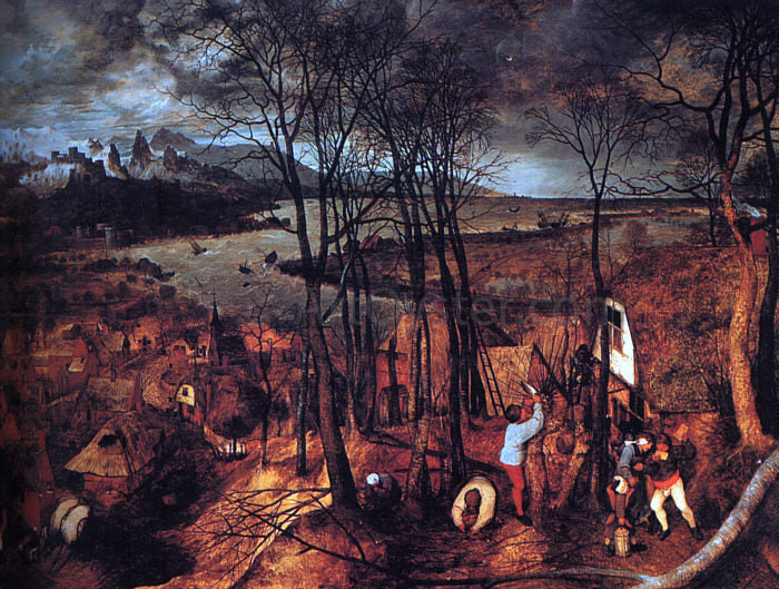  The Elder Pieter Bruegel Gloomy Day - Hand Painted Oil Painting