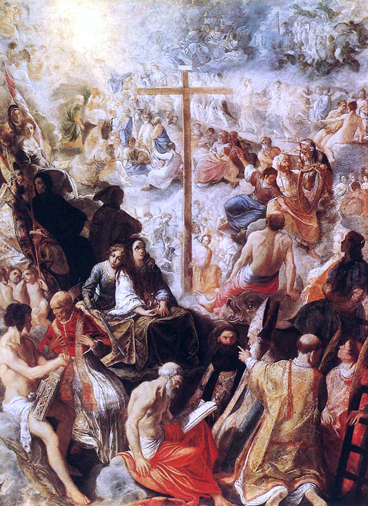 Adam Elsheimer Glorification of the Cross - Hand Painted Oil Painting