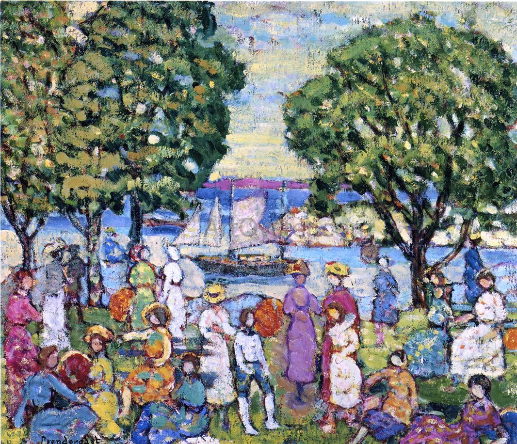 Maurice Prendergast Gloucester Harbor - Hand Painted Oil Painting