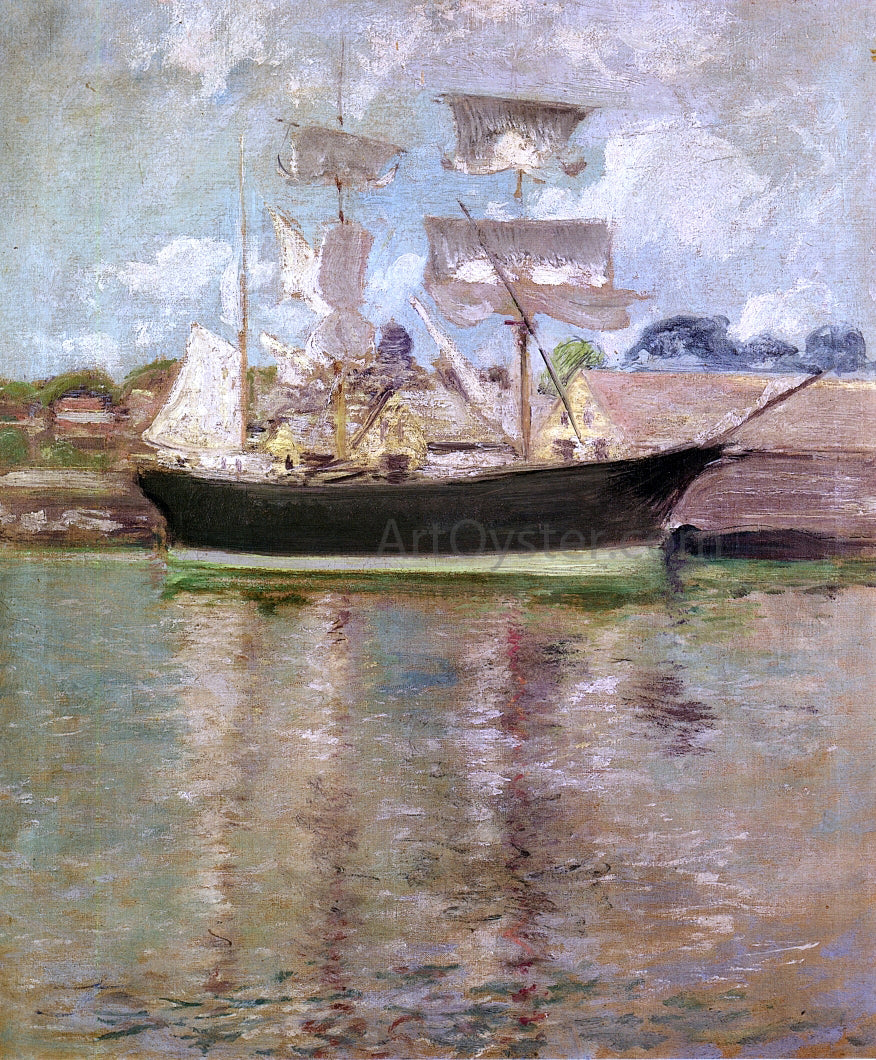 John Twachtman Gloucester Schooner - Hand Painted Oil Painting