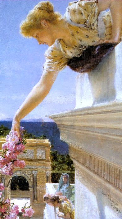 Sir Lawrence Alma-Tadema God Speed! - Hand Painted Oil Painting
