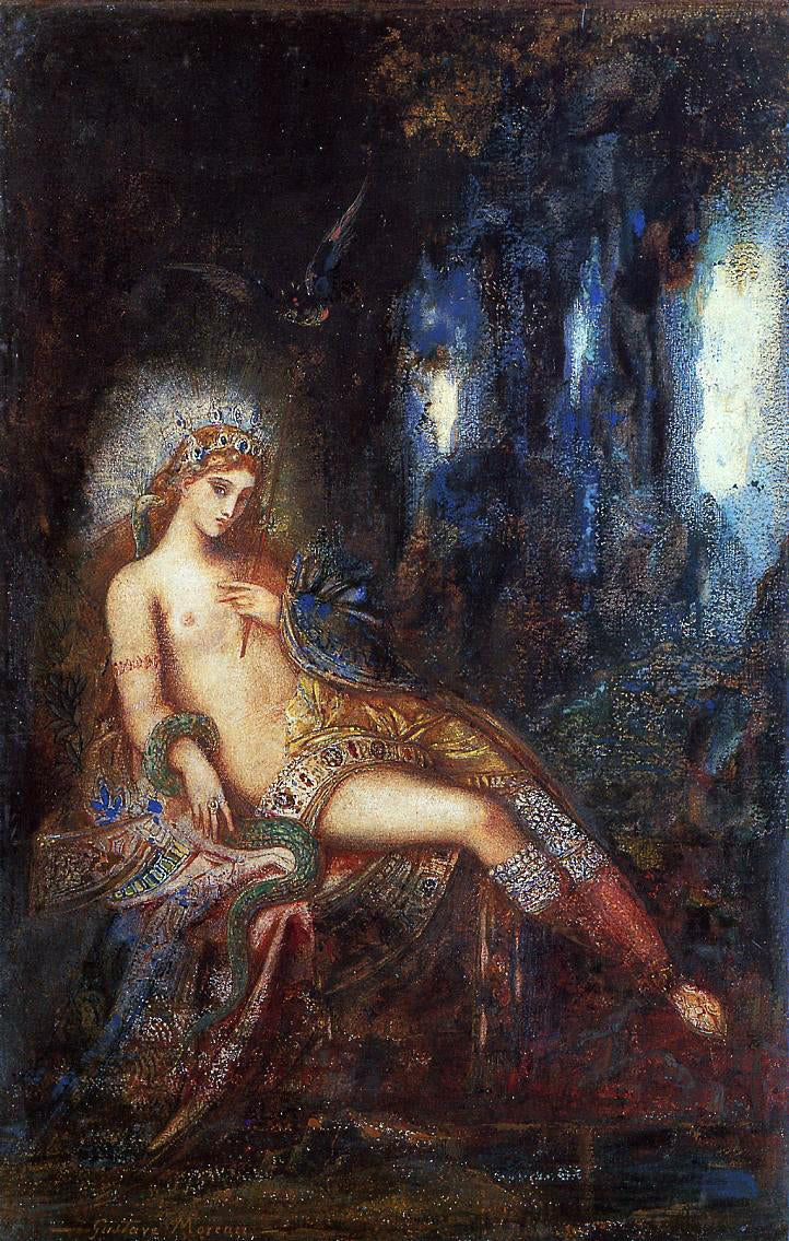 Gustave Moreau Goddess on the Rocks - Hand Painted Oil Painting