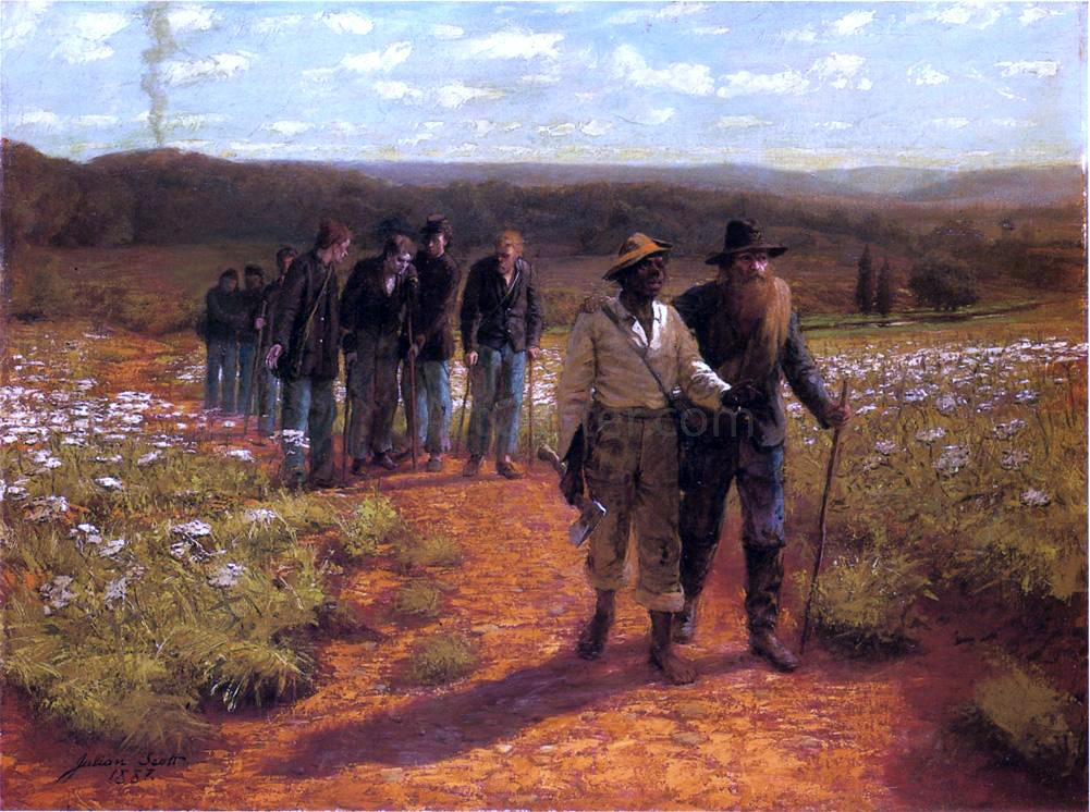 Julian Scott Going Home - Hand Painted Oil Painting