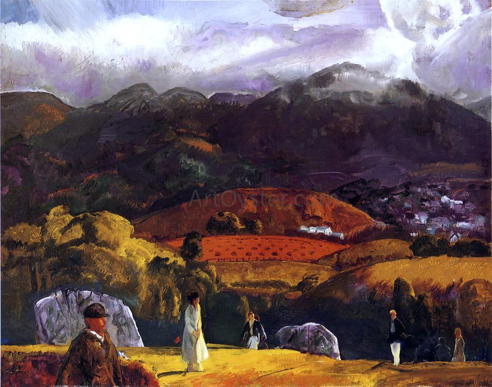  George Wesley Bellows Golf Course - California - Hand Painted Oil Painting