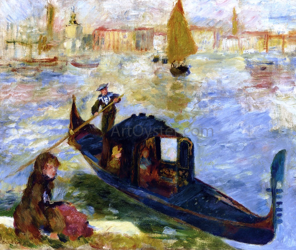 Pierre Auguste Renoir Gondola, Venice - Hand Painted Oil Painting