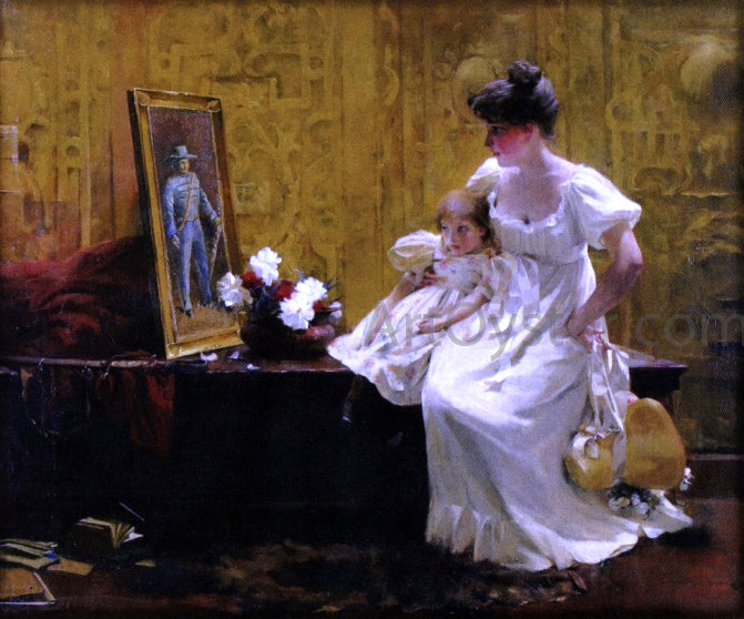 Francis Coates Jones Gone but Not Forgotten - Hand Painted Oil Painting