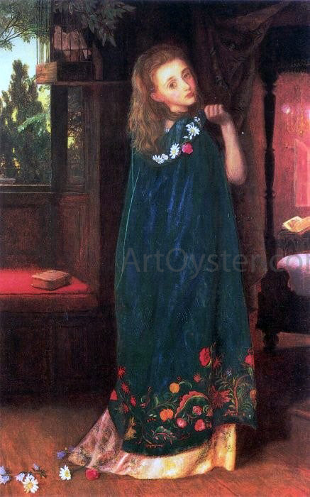 Arthur Hughes Good Night (later version) - Hand Painted Oil Painting