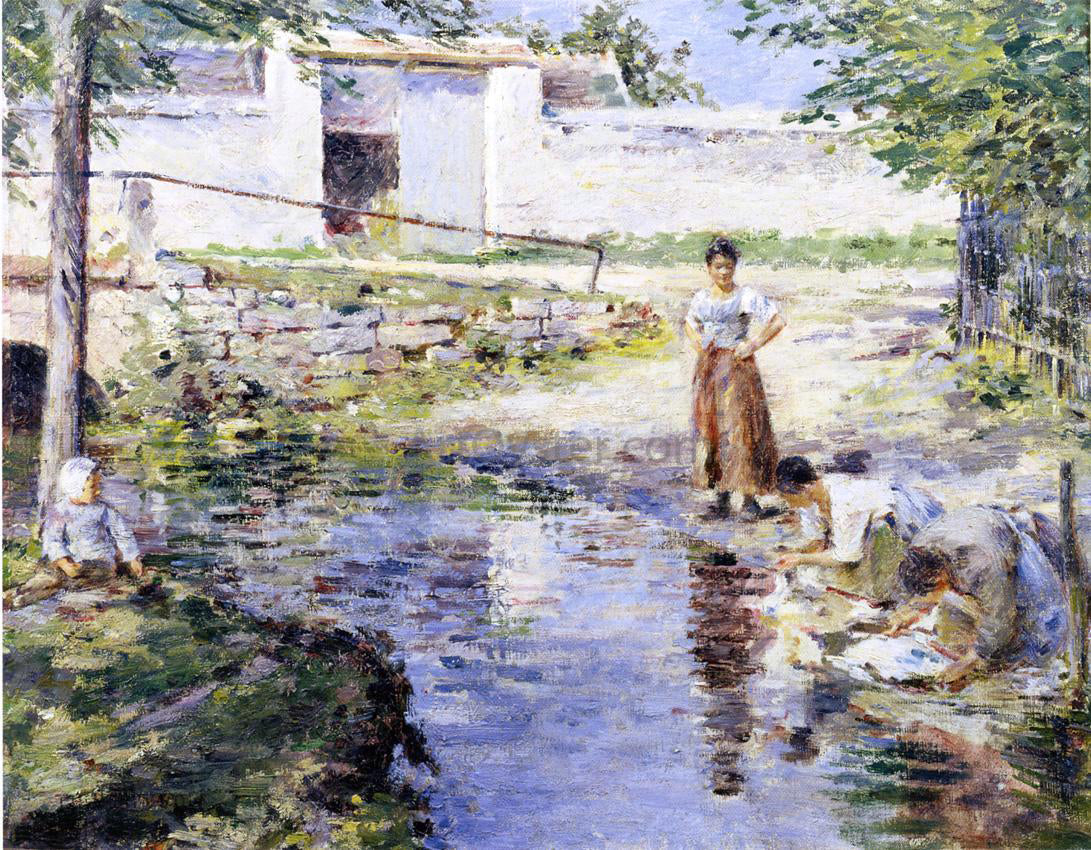 Theodore Robinson Gossips - Hand Painted Oil Painting