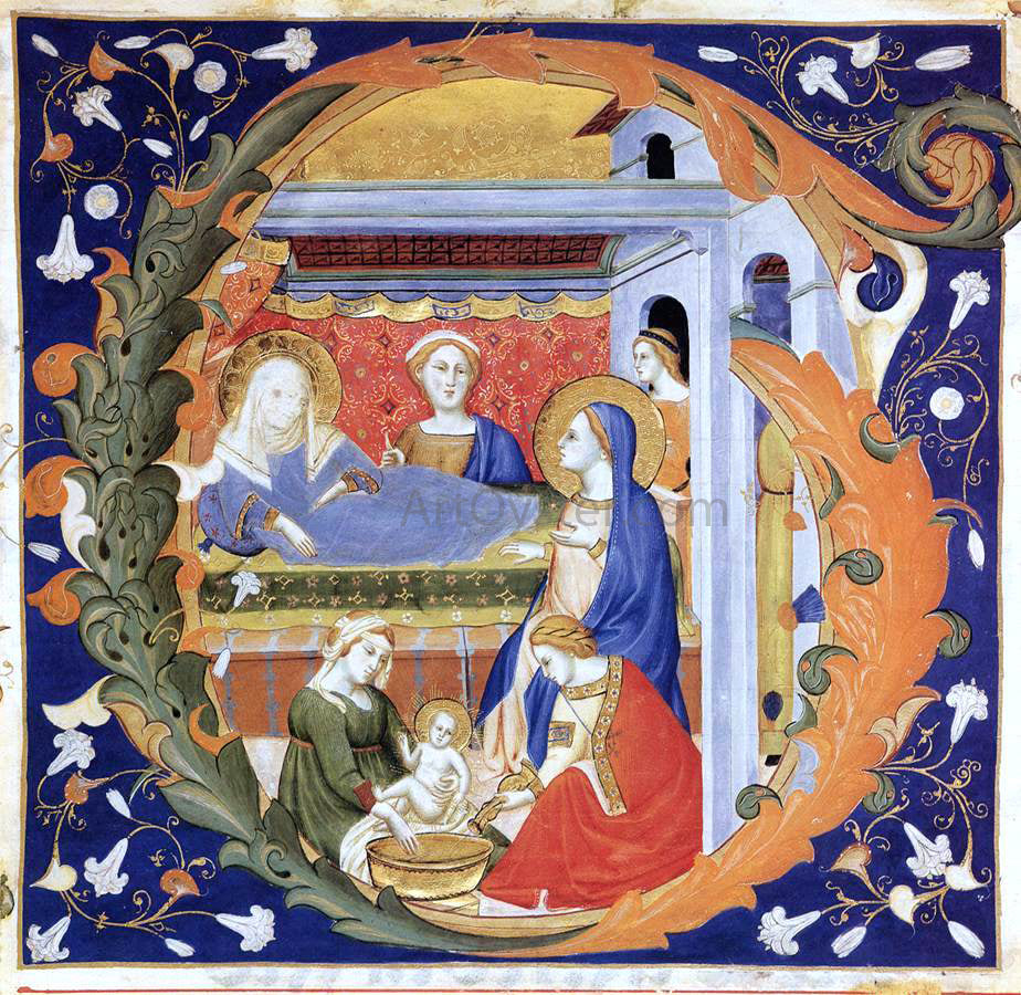 Don Silvestro Die Gherarducci Gradual from Santa Maria degli Angeli (Folio 148) - Hand Painted Oil Painting